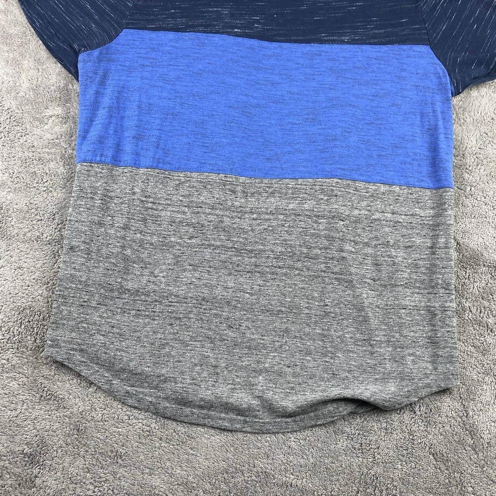 Urban Pipeline T-Shirt Short Sleeve Mens Medium Gray Blue Colorblock - Picture 11 of 15